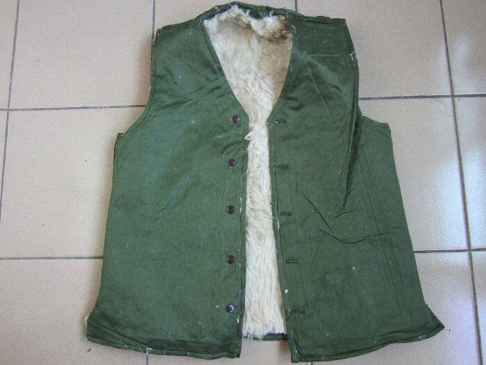 Wool vest made in the 1980s, fur-in-one sheepskin vest, alpine vest, anti-wool vest