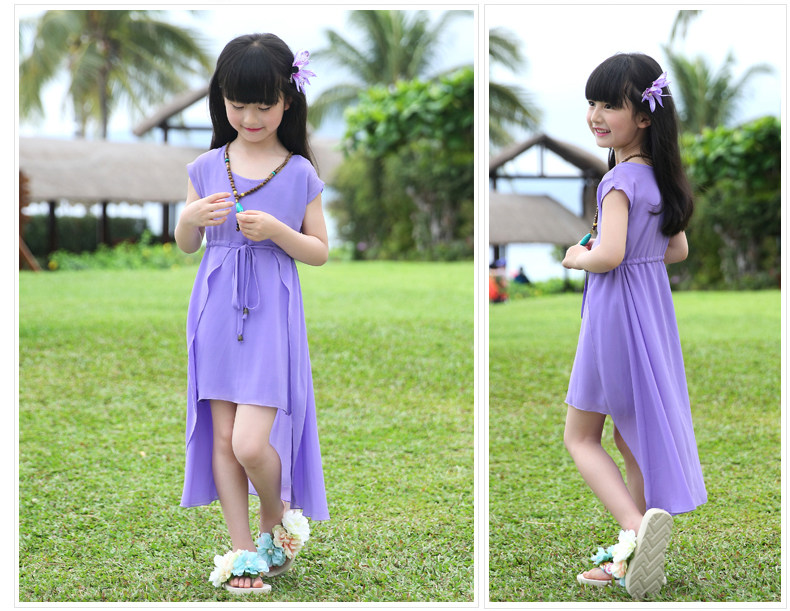 Robe enfant en mousseline de soie - Ref 2043783 Image 15