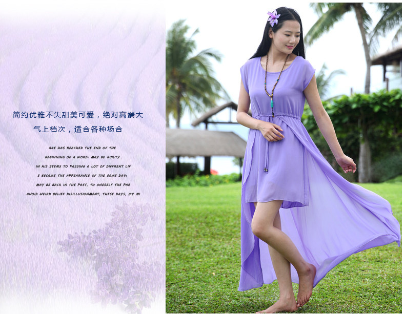 Robe enfant en mousseline de soie - Ref 2043783 Image 17