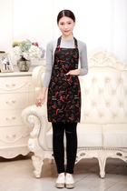 Anti-fouling polyester printed home clothes Work clothes Home kitchen Coffee shop Supermarket adult waiter apron