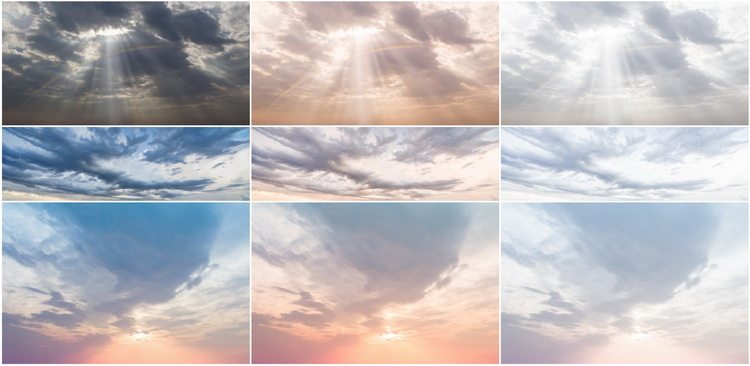 166组高清天空云彩叠加合成前景图片JPG摄影海报广告创意设计素材 vip免费下载