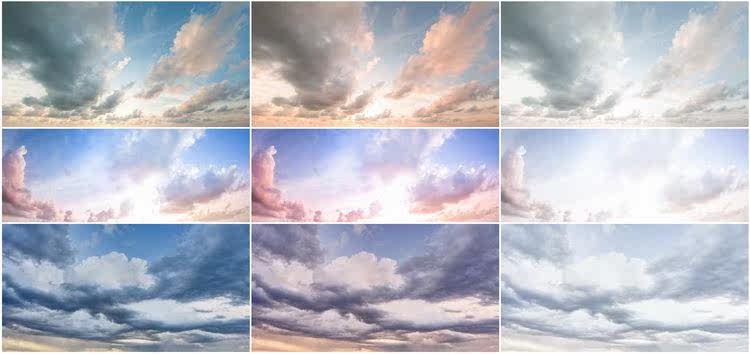 166组高清天空云彩叠加合成前景图片JPG摄影海报广告创意设计素材 vip免费下载