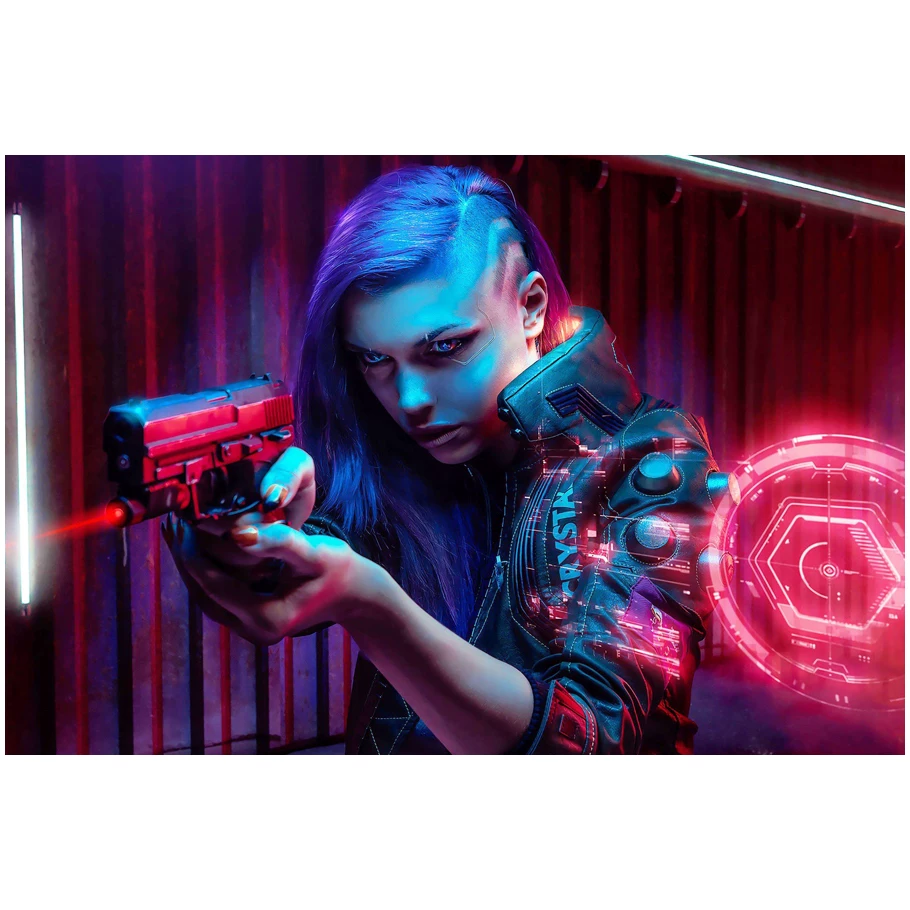 Постер игры Cyberpunk 2077, периферийное спортивное авто, металлический стиль, настенное стикер-комната, общежитие, спальня, декоративная картина