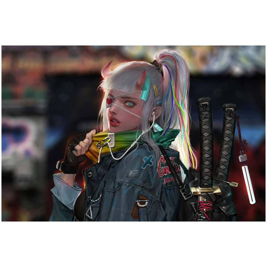 Постер игры Cyberpunk 2077, периферийное спортивное авто, металлический стиль, настенное стикер-комната, общежитие, спальня, декоративная картина