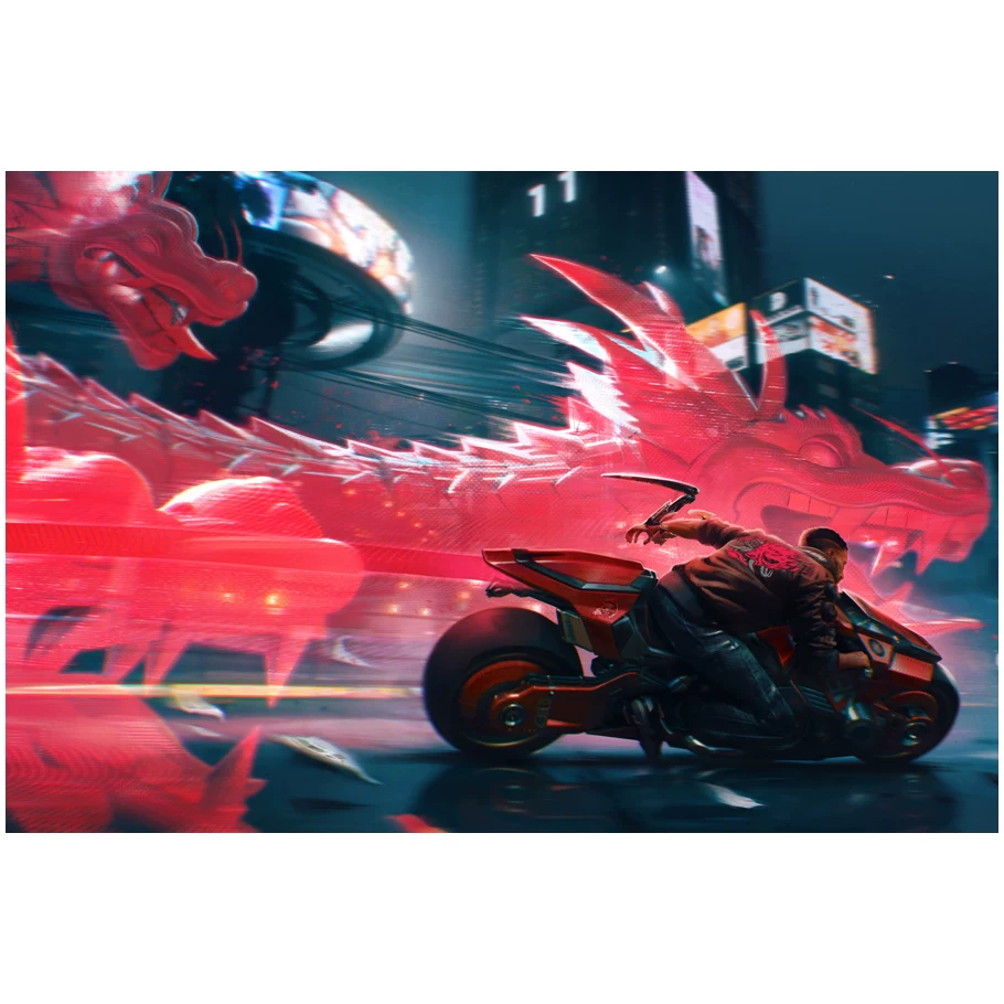 Постер игры Cyberpunk 2077, периферийное спортивное авто, металлический стиль, настенное стикер-комната, общежитие, спальня, декоративная картина