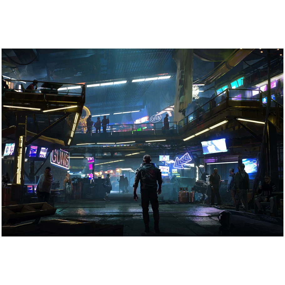 Постер игры Cyberpunk 2077, периферийное спортивное авто, металлический стиль, настенное стикер-комната, общежитие, спальня, декоративная картина