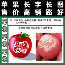 Chenshi fruit Map 193 horses to success each roll 730 Shaanxi red Fuji and other paper picking bags use full hundred