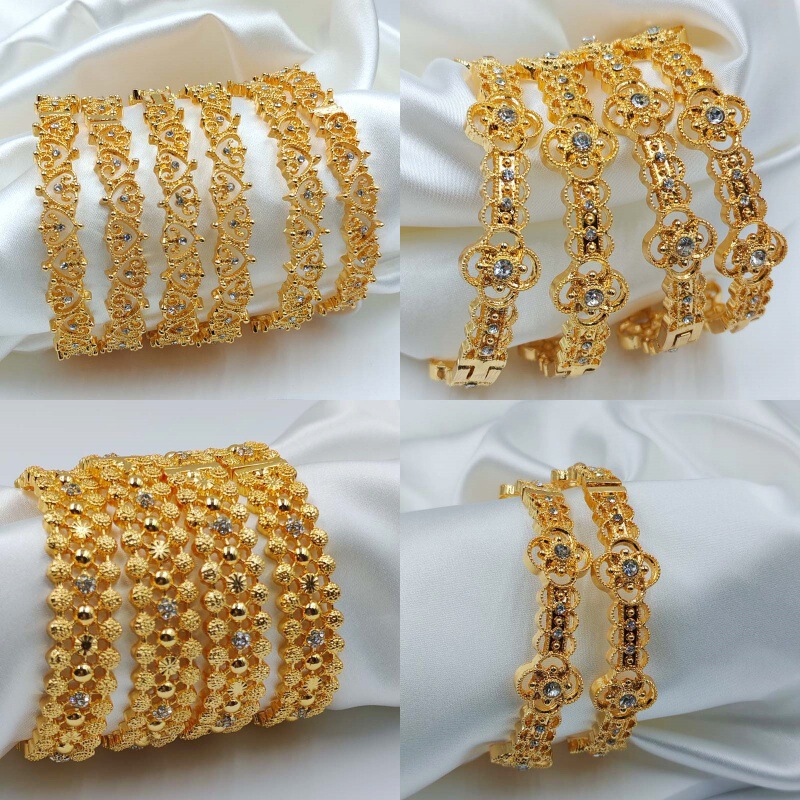 Popular Gold-Plated Bracelet for Women 2026 New Model Dubai Bride Indian Light Luxury Style Nigerian Women's Wedding Bracelet Popular Gold-Plated Bracelet for Women 2026 New Model Dubai Bride Indian Light Luxury Style Nigerian Women's Wedding Bracelet