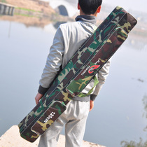Special offer double-layer 1 2-meter fishing bag table fishing rod bag fishing gear bag fish bag large-capacity hand rod bag fishing gear
