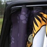 Ткань, мультяшная милая телескопическая универсальная штора, защита от солнца