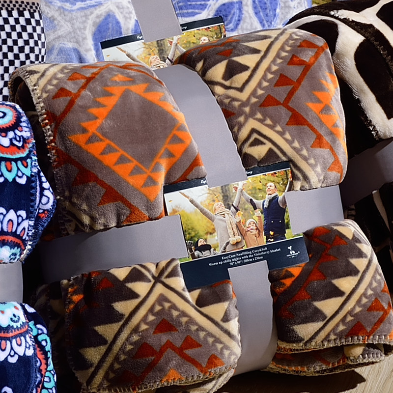 American-Style Double-Layer Blanket, Thickened Winter Flannel Blanket, Throw Blanket, Wedding Coral Fleece Blanket, Single/Double Blanket