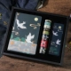 Конгшан Крэйн-Бензи Цзяо Пэкель-книги Set-Green-Rang Mang