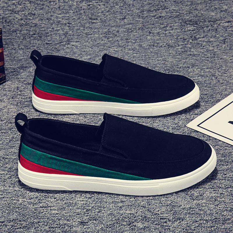 2022 new Summer Breathable Canvas Men's Shoes Society Little Guy Sloth a foot pedal Old Beijing Bushoe Han version Tide Shoes