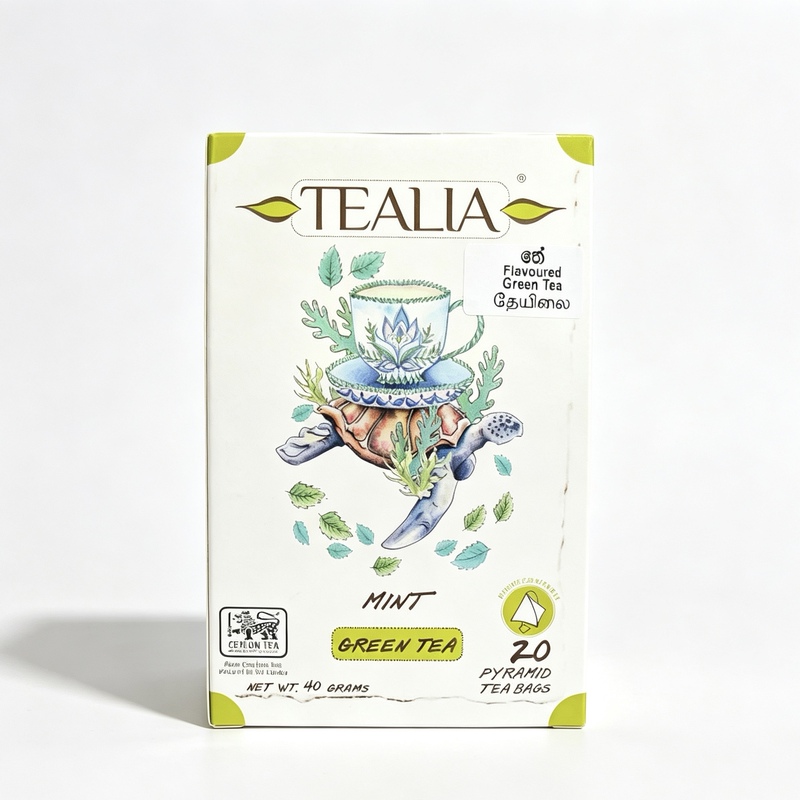 [Summer Refreshment] Tealia Sri Lankan Mint Green Tea Bags Fresh Cold Brew Tea Office Afternoon Tea