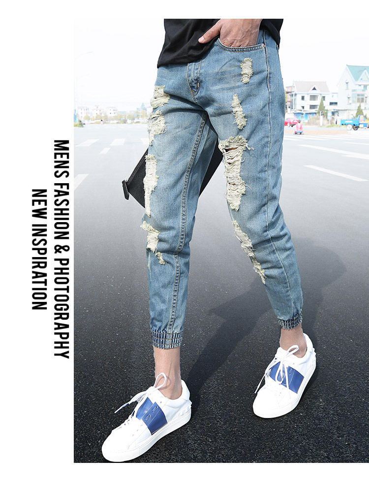 Jeans pour adolescent droite en vrac pour été - Ref 1461984 Image 26