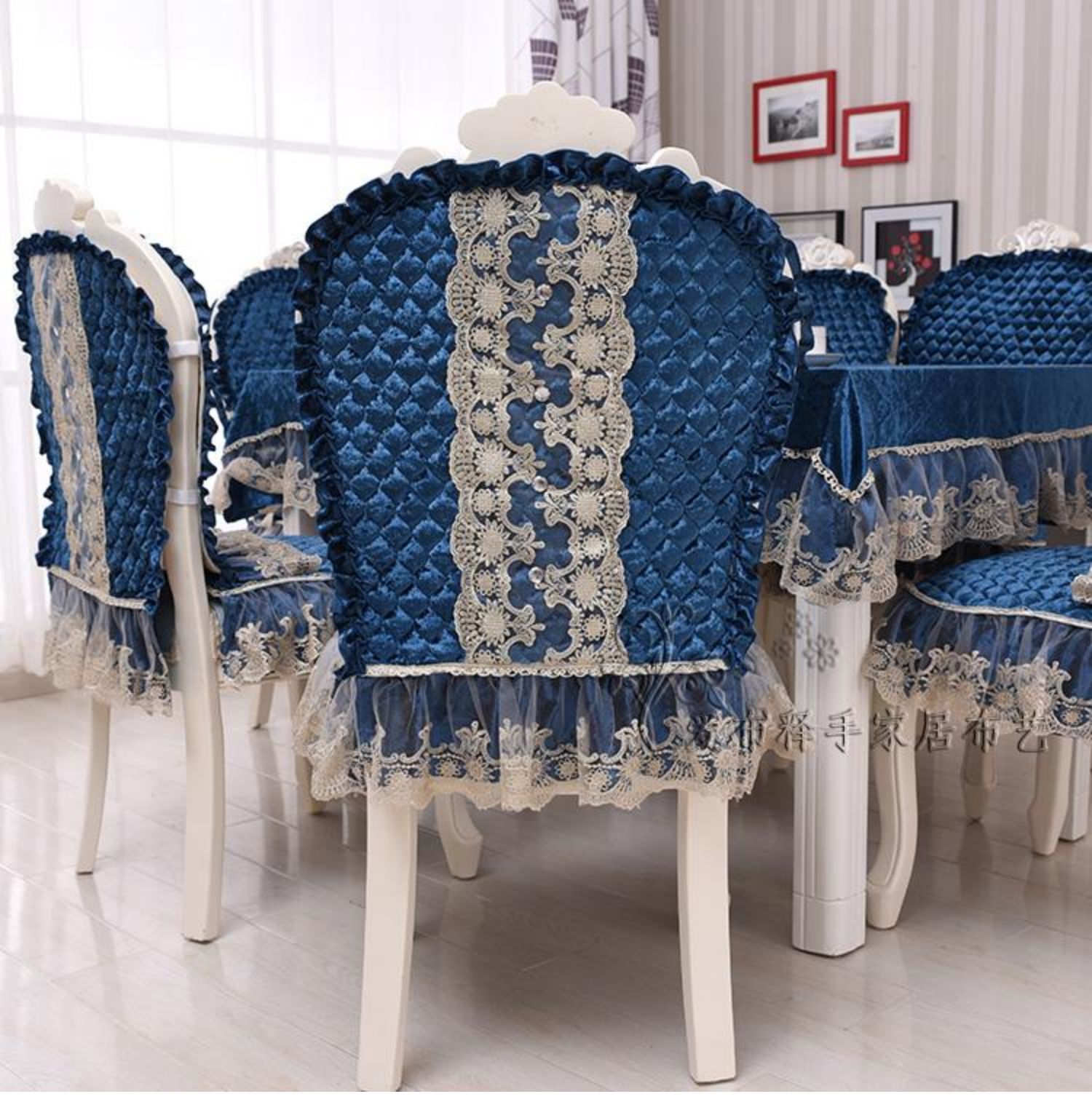Đệm bàn châu Âu đệm cao cấp tăng ghế pad trở lại đặt bàn cà phê vải tròn khăn trải bàn đặc biệt cung cấp tùy chỉnh - Khăn trải bàn mẫu khăn trải bàn hội nghị