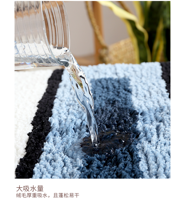 Thảm cửa phòng tắm cửa nhà thấm nước pad cửa nhà vệ sinh mat phòng tắm mat phòng tắm mat - Thảm sàn thảm gai nhựa