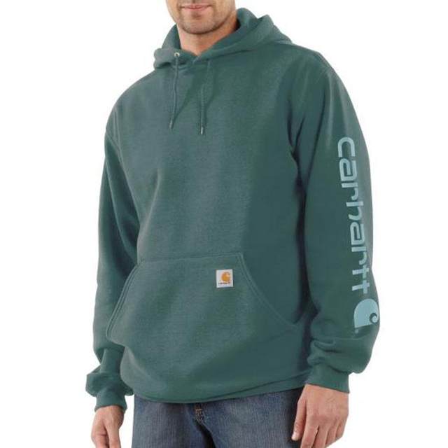 Carhartt Carhartt Men's Hooded Sweatshirt Color Trendy Fashion Street New Autumn Workwear Style ຂອງແທ້ JXK2