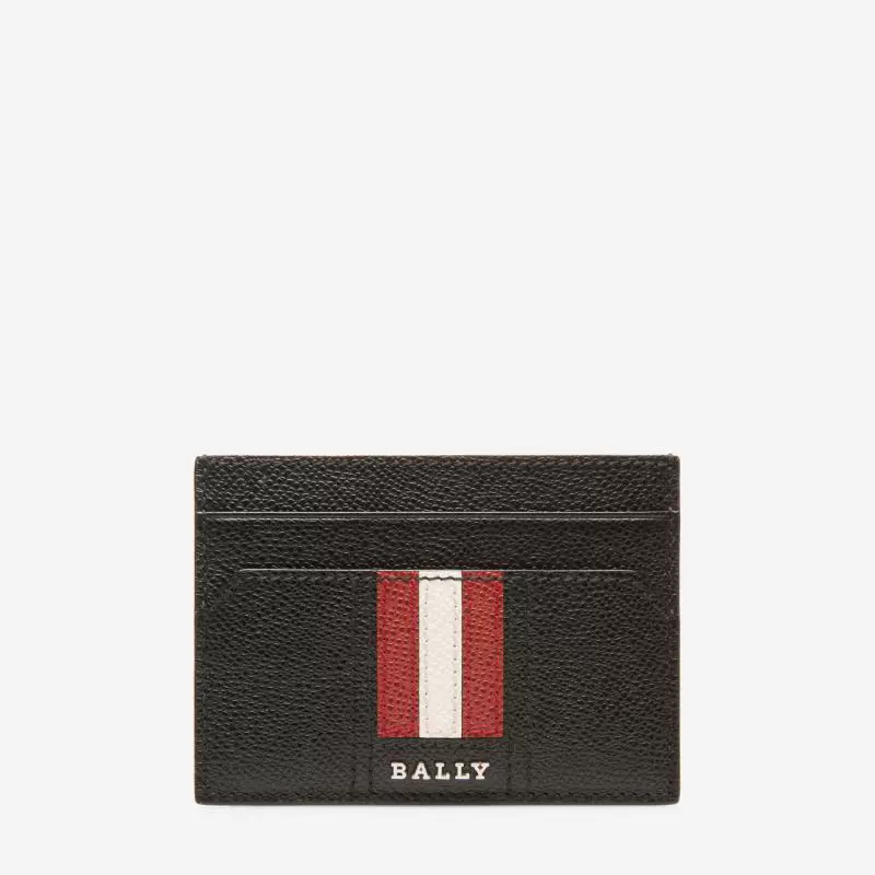 Bally / Túi đeo thẻ nam Bally cổ điển da bò chính hãng 6224215 - Chủ thẻ