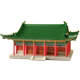 Handmade Beijing Pavilion Landscape Materials Yin'an Temple Ornaments