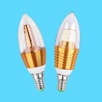 Easy to use light bulb led spiral small head fine mouth screw mouth bedside screw energy saving lamp small lamp mouth gun small mouth warm light ly