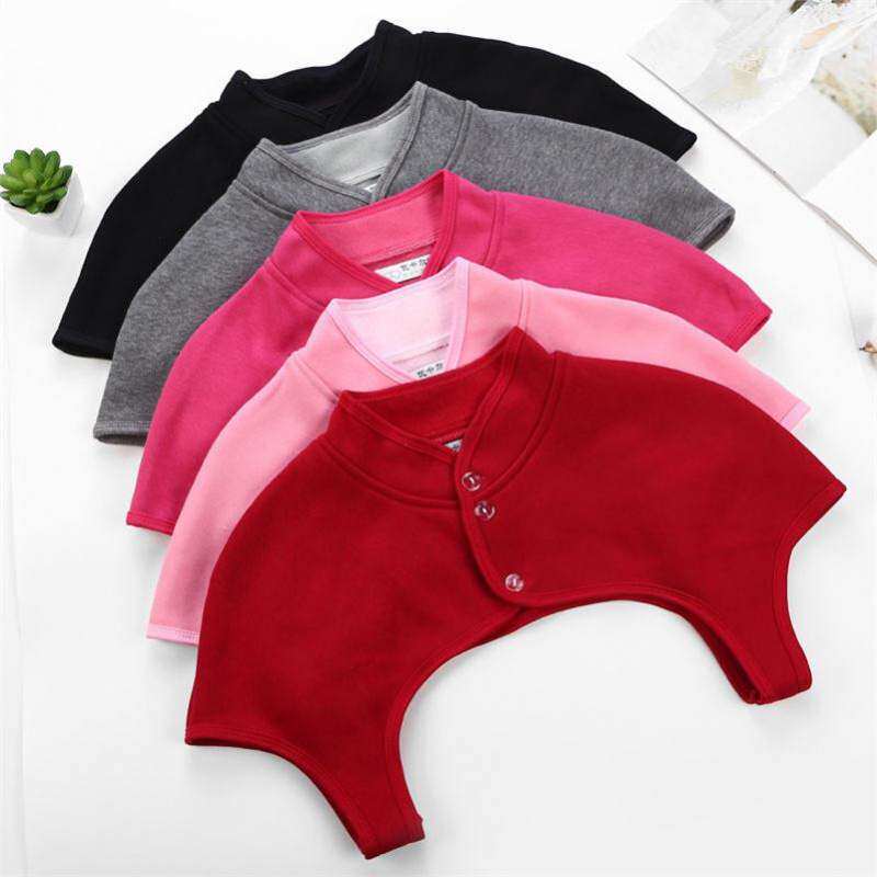 Clothes in autumn and winter oversized scarf thickened warm neck protector adult shoulder warm clothes confinement vest plus velvet pure
