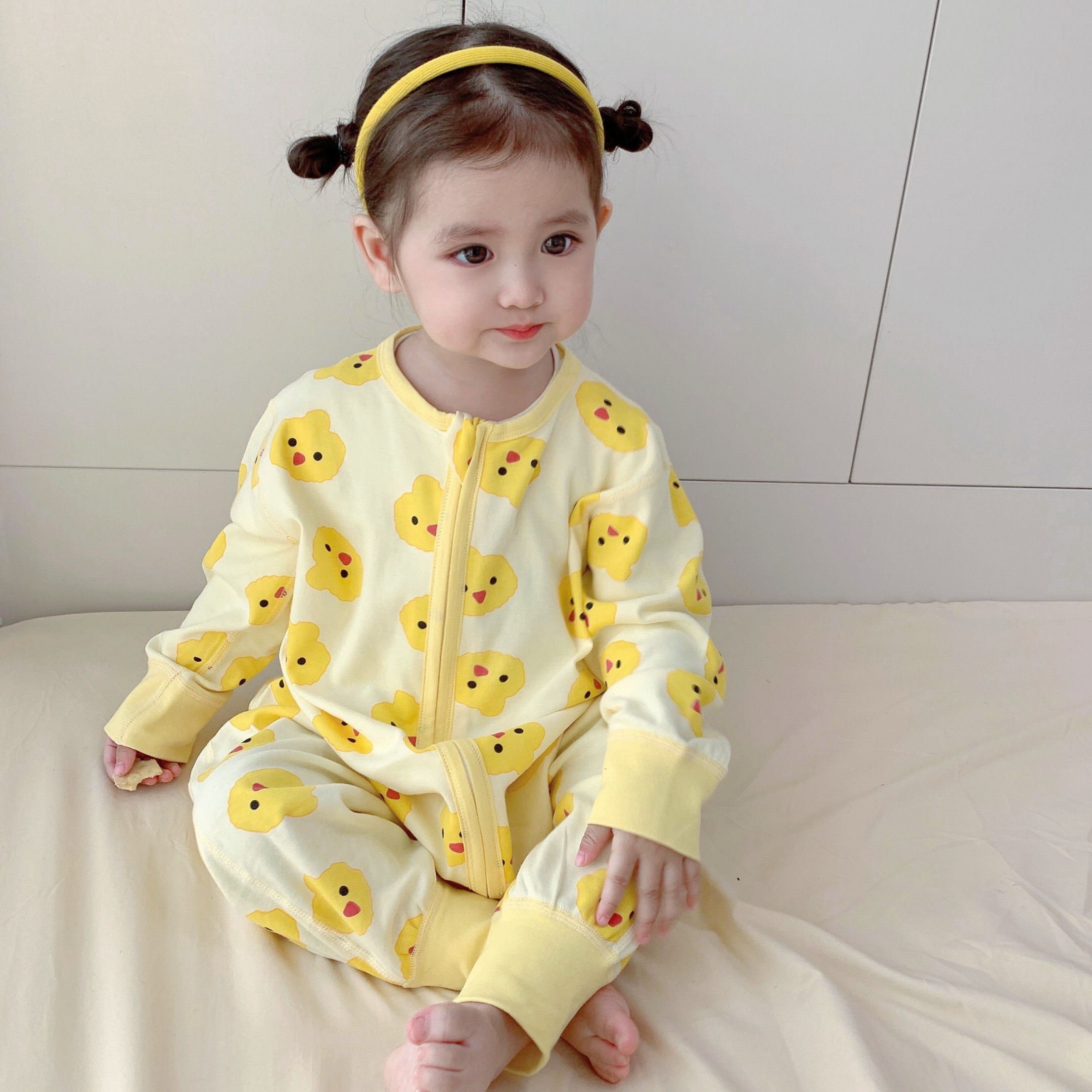 Children Sleeping Bag Spring Autumn Season Pure Cotton Home For Men And Women's Baby Sub legs anti-kick by A type of dinosaur Limen