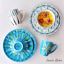 Special price (B clearance) exported to the United States left ceramic fresh tableware bowl rice bowl American Table tableware