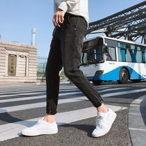 Spring 2020 new jeans mens pants Korean version of the trend brand handsome casual trousers mens H