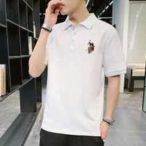 Antarctic POLO shirt mens short-sleeved 2022 summer new Korean version of the trendy brand T-shirt bottoming shirt clothes C