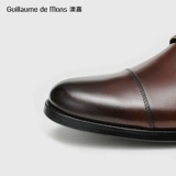 Дышащий пиджак классического кроя, коричневая повседневная обувь для отдыха, высокий костюм для кожаной обуви, из натуральной кожи