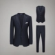 Комплект, штаны, жилет, 3 предмета, облегающий крой