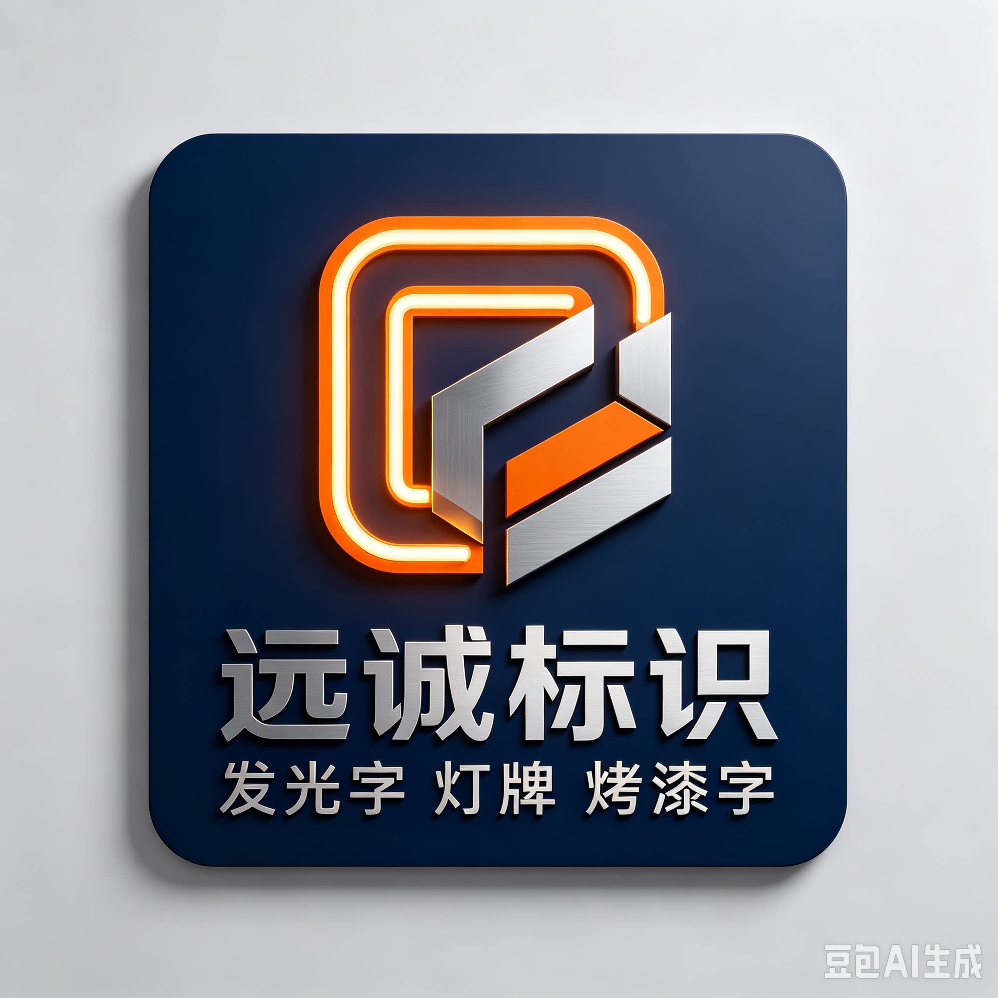 远诚标识字牌的LOGO