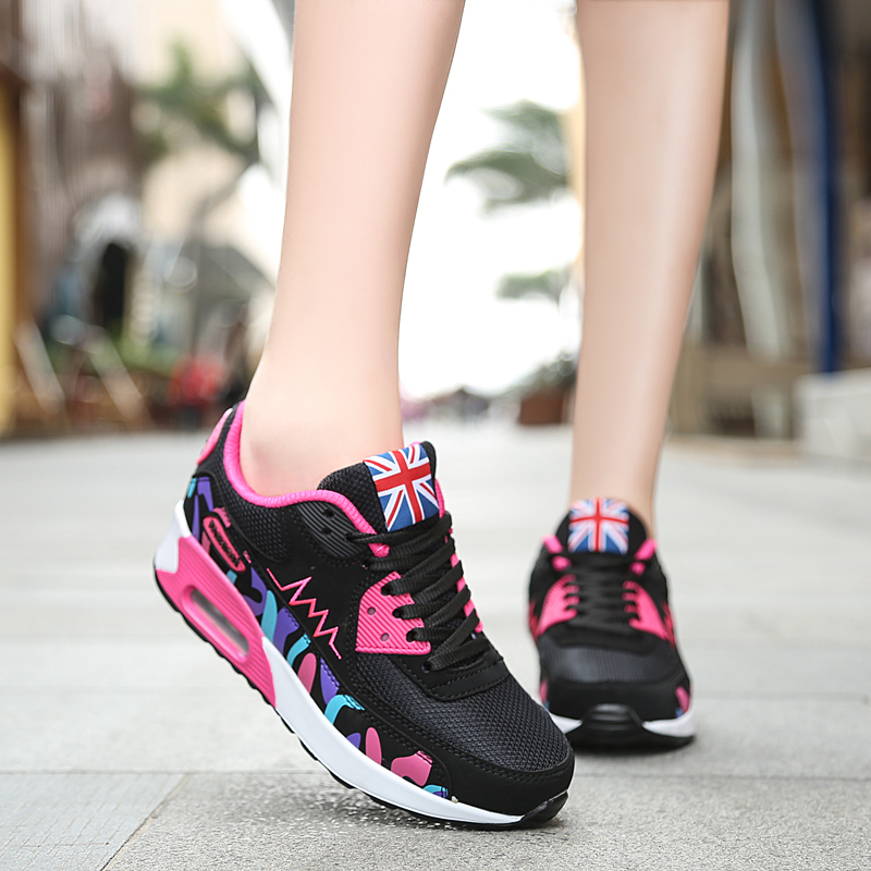 2026 New Autumn and Winter Leather Air-Cushion Shoes for Women, Korean Style Sports and Leisure Travel Shoes, Lightweight Running Women's Cotton Shoes, Trendy