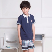 Donghua Affiliated School---Primary School (Boys) Summer Sports Short-sleeved Top