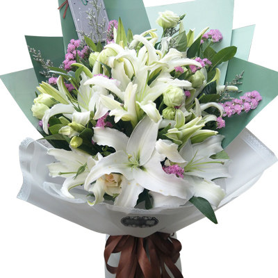 Hundreds of flowers and flowers at Tongcheng Birthday Fresh Flower Shop in Qingyun Linyi County, Ningjin County, Yucheng County, Texas