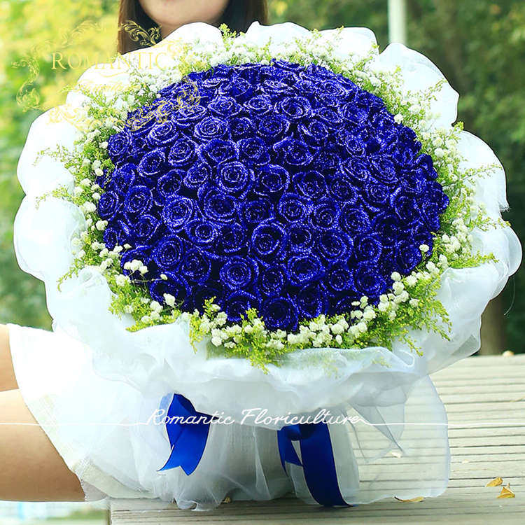 Blue Rose Nanchang into Xianxian County Red Valley Beach New Area High Economic and Technological Development Zone Tongcheng Fresh Flower Shop Express