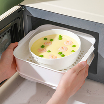 Microwave oven steamer steamer box special heating vessel bowl food grade cooking container multifunctional micro boiler vessel large