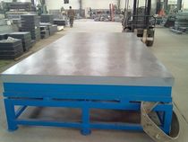 Cast iron flat bench fitter inspection workbench T-slot welding pig iron marking custom-made special-shaped platform directly supplied from the manufacturer