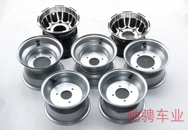 Lớn/nhỏ bò đi biển phụ kiện ô tô 19X7-8 inch 18*9.5-8 inch đi biển bánh chân không trung tâm vòng nhôm