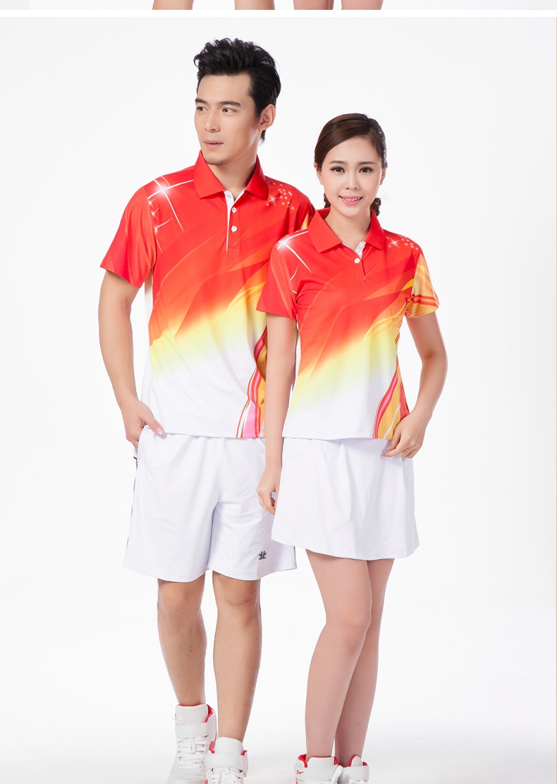 Áo thun thể thao tay ngắn nam và nữ mùa hè mới XL áo thun nửa tay mỏng, đồng phục nhóm nhảy vuông đồng phục thể thao - Thể thao sau quần áo thể thao nam cao cấp