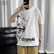 Triều ins 2020 nửa tay áo dvài chiếc váy tay áo lỏng lẻo mùa hè ngắn một-shirt nam t trúng đáy harajuku gió xu hướng mùa xuân mới