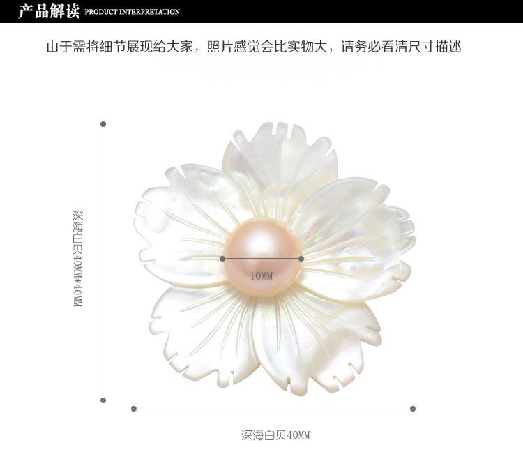 Broche femme en Nacre - Ref 1187138 Image 11