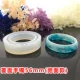 Silicone Bracelet Khuôn DIY Handmade Chất liệu cao Gương sáng Bề mặt pha lê Epoxy Hoa khô Vòng đeo tay mài mòn khuôn bánh trung thu rau câu