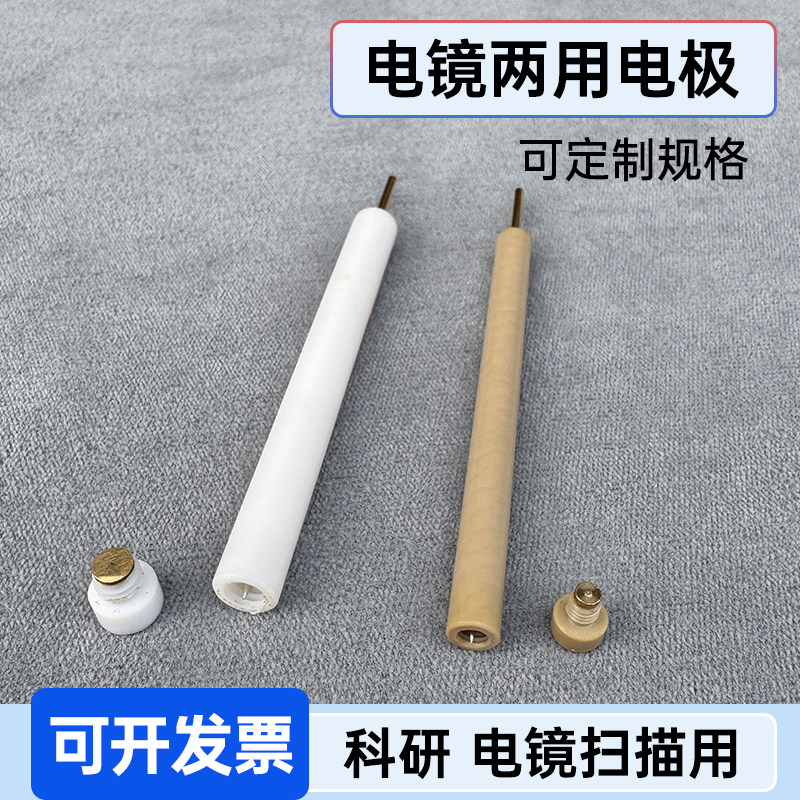 上海三麝 玻碳电镜电极 电镜电极 电镜两用电极 头长度小于10mm