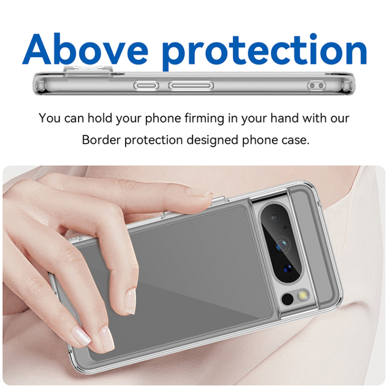 Tough Shockproof Transparent Clear 8, 8 Pro Google Pixel Phone Case