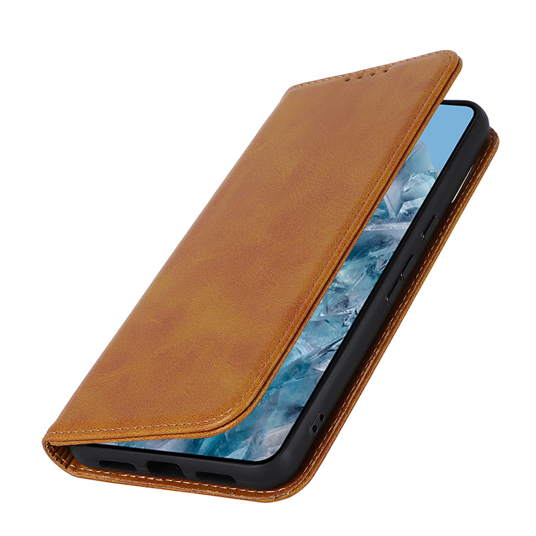 8, 8 Pro Leather Magnetic Wallets Folio Flip Synthetic Leather Card Holder Wallets Business Kickstand Folding Stand Google