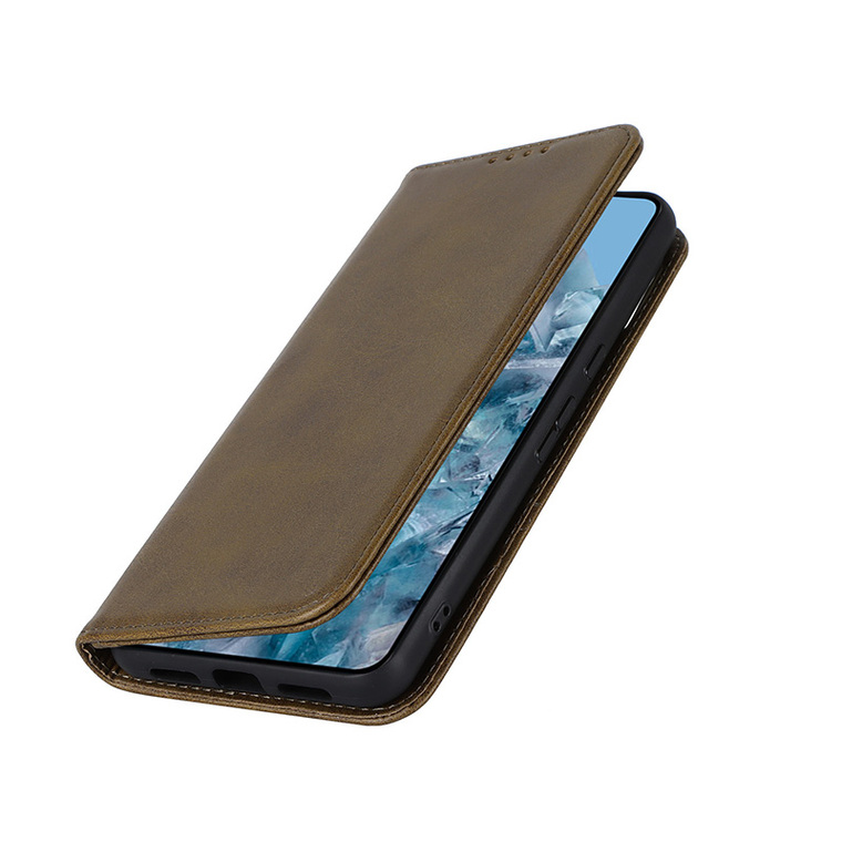 8, 8 Pro Leather Magnetic Wallets Folio Flip Synthetic Leather Card Holder Wallets Business Kickstand Folding Stand Google