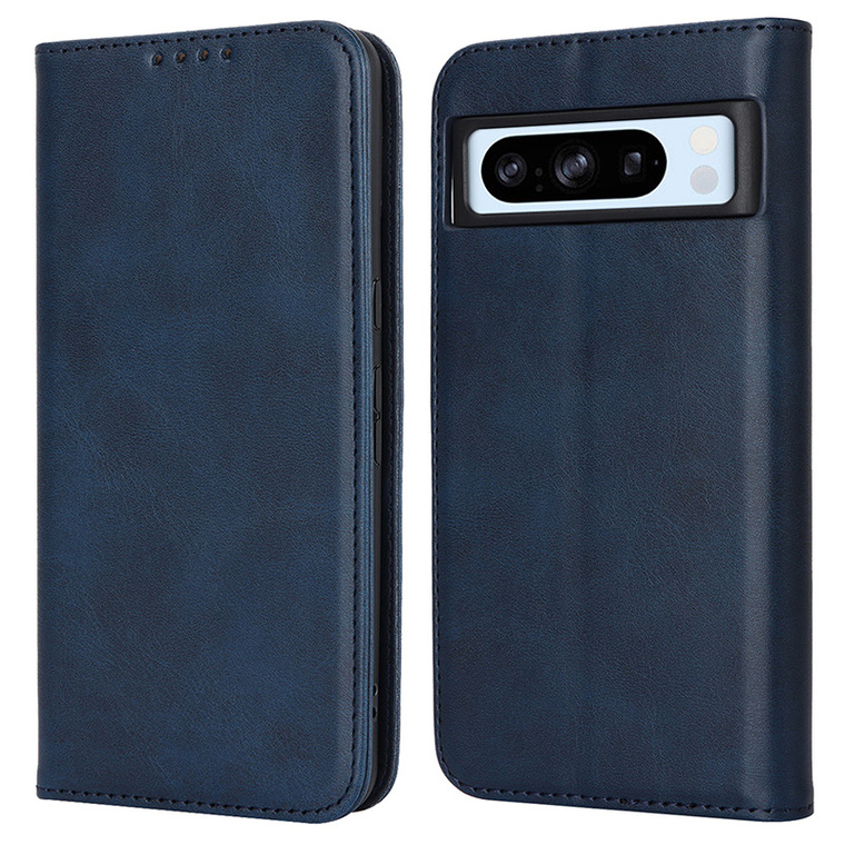 8, 8 Pro Leather Magnetic Wallets Folio Flip Synthetic Leather Card Holder Wallets Business Kickstand Folding Stand Google
