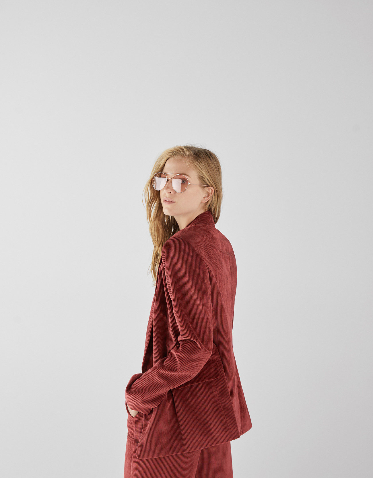 Veste pour femme BERSHKA en Polyester - Ref 3220051 Image 22